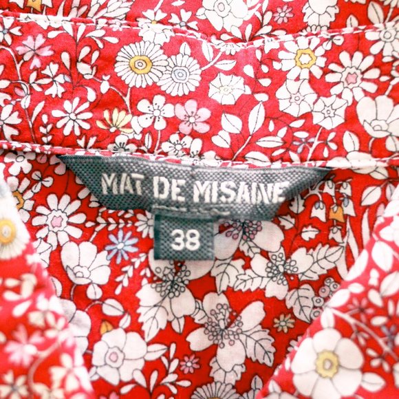 Liberty-print 100% cotton french button down shirt - Picture 8 of 8